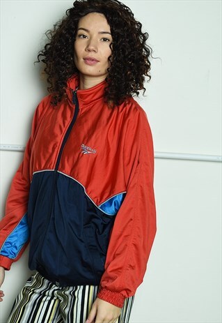 VINTAGE 90S REEBOK LOGO RETRO SPORTS TRACKSUIT JACKET