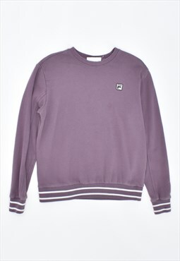 Vintage 90's Fila Sweatshirt Jumper Purple