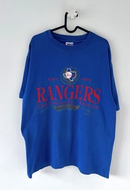 Vintage Texas rangers blue 1992 MLB T-shirt large 