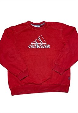 Vintage Y2K 00's Adidas Sports Crew Neck Jumper Sweater 
