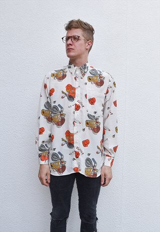 VINTAGE WILSON VISCOSE APPAREL SHIRT