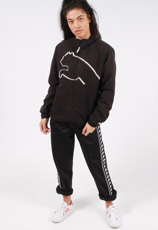 90'S PUMA LIGHTWEIGHT LARGE LOGO WINDBREAKER JACKET