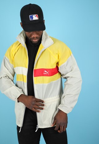 VINTAGE PUMA WINDBREAKER JACKET NJ317