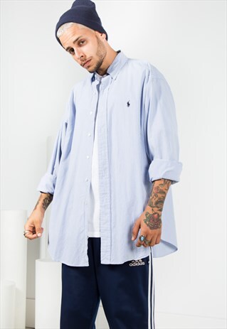 VINTAGE 80S POLO RALPH LAUREN SHIRT / 0081 / 402-4