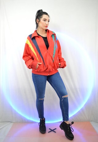 THREE COLOUR SPORTS JACKET / UNISEX