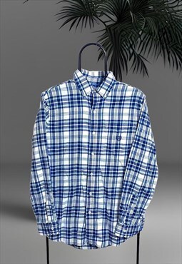 Vintage Chaps Novacheck Blue & White Shirt