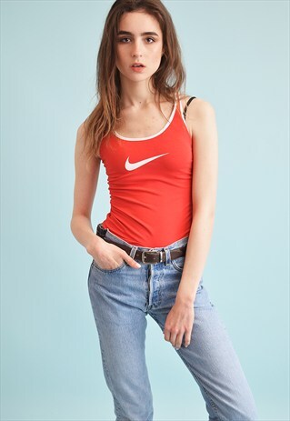 90'S RETRO NIKE ATHLEISURE SPORTS TEEN TANK TOP