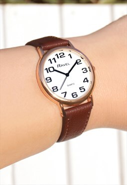 Classic Style Rose Gold Watch