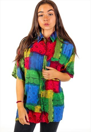 VINTAGE PATTERNED SHIRT S966