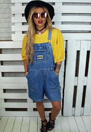 VINTAGE 90'S 'TWEETY' BLUE DENIM DUNGAREES