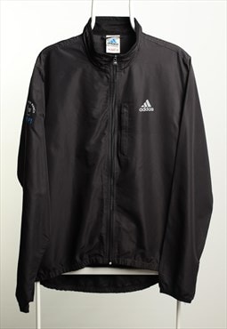 Vintage Adidas Sportswear Shell Logo Jacket Black L
