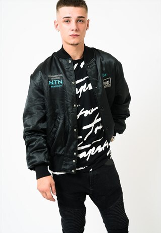 VINTAGE EMBROIDERED BOMBER JACKET