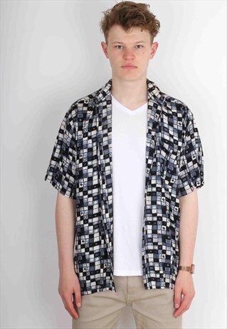 VINTAGE PATTERN SHIRT PTS168