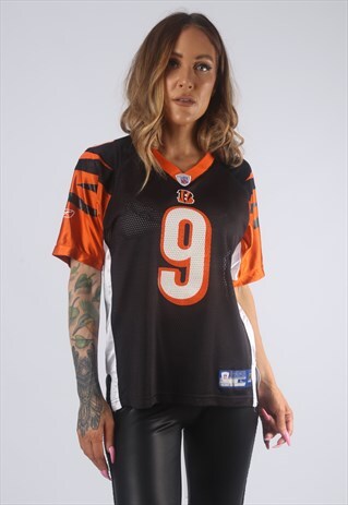 VINTAGE NFL REEBOK T-SHIRT JERSEY TOP FOOTBALL 12 - 14 (GBP)