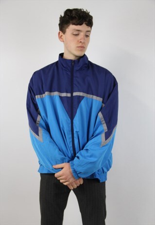 VINTAGE SPORTS SHELL ZIP-UP JACKET