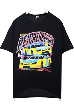 Vintage 90's Gildan T Shirt Racing Car Short Sleeve Crewneck