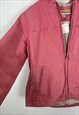 PINK WORKWEAR HOODED JACKET SMALL