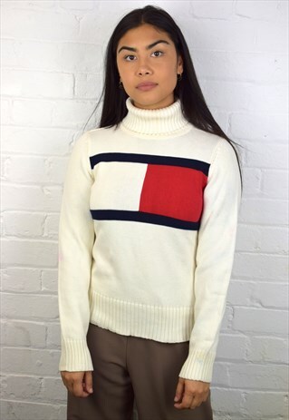VINTAGE 90'S TOMMY HILFIGER NECK TOP