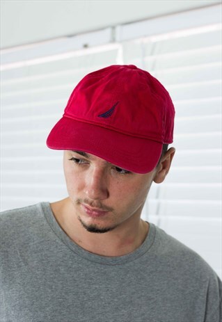 VINTAGE NAUTICA BASEBALL CAP LOGO 90S X 3.7