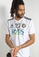 VINTAGE ADIDAS FOOTBALL SHIRT JERSEY - WHITE
