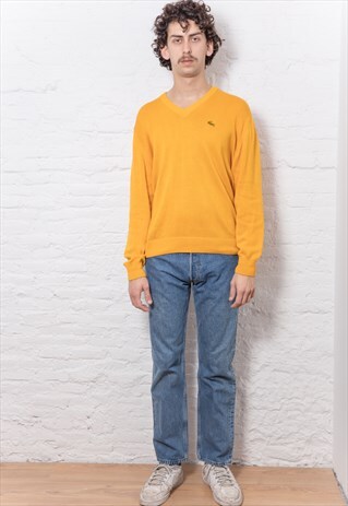 VINTAGE YELLOW LACOSTE SWEATER