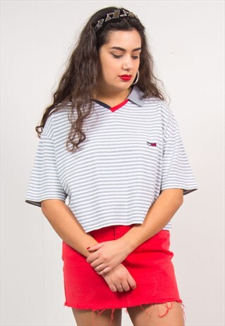 TOMMY HILFIGER T-SHIRT CROP TOP
