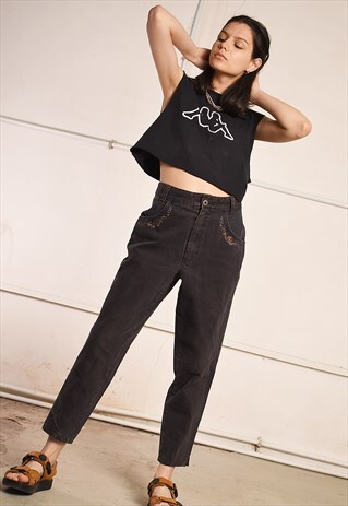 90'S RETRO HIGHWAISTED DENIM JEANS