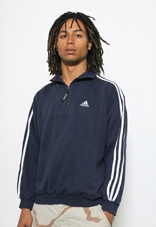 VINTAGE ADIDAS 1/4 ZIP SWEATSHIRT