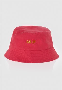 "AS IF" Bucket hat