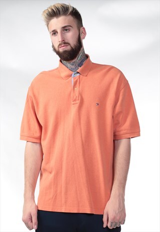 VINTAGE TOMMY HILFIGER SHORT SLEEVED POLO TOP
