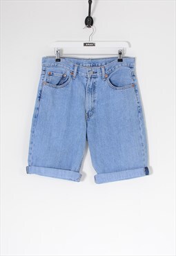 Vintage Men's Levi's Mid Blue Relaxed Denim Shorts Various