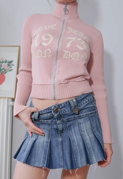 vintage y2k gorpcore pink cotton jacket