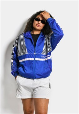 UMBRO 90s track jacket blue colour vintage zipper jumper 