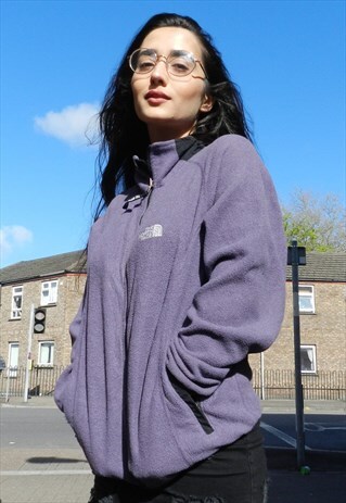 VINTAGE PURPLE THE NORTH FACE FLEECE