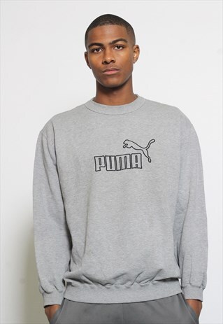 VINTAGE PUMA GREY SWEATSHIRT