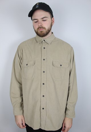 VINTAGE CORDUROY SHIRT SIZE LARGE