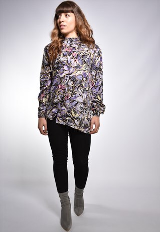 VINTAGE 90S FLORAL PATTERN SHIRT