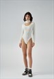 SCOOP NECK BODYSUIT