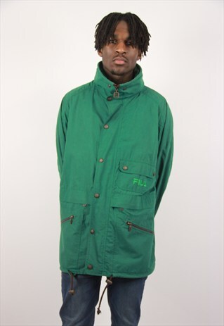 VINTAGE FILA GREEN JACKET