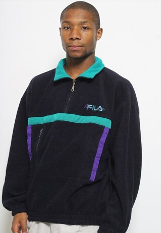 VINTAGE FILA MAGICLINE 1/4 ZIP FLEECE