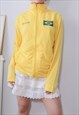 BLOKECORE Y2K BRAZIL ZIPPED TRACKSUIT JACKET