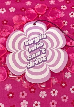 Virgin who cant drive air freshener