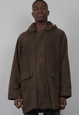 VINTAGE 90'S TIMBERLAND BROWN UTILITY COAT