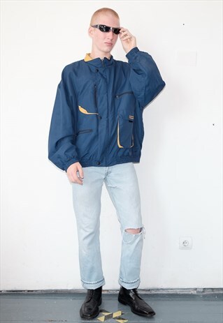 VINTAGE SCANIA WINDBREAKER JACKET / 1990S