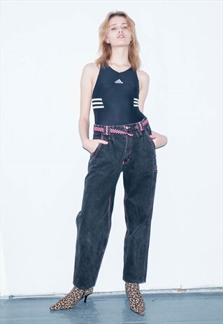 VINTAGE BLACK JEANS / 1990S