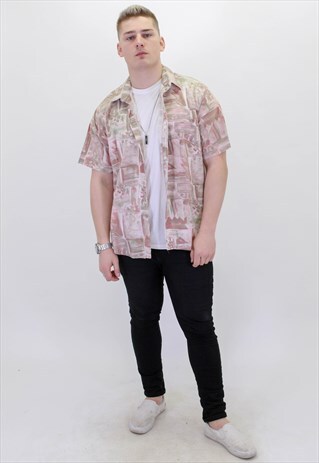 VINTAGE PATTERN FESTIVAL SHIRT