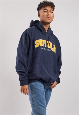 VINTAGE CHAMPION SUFFOLK UNIVERSITY HOODIE