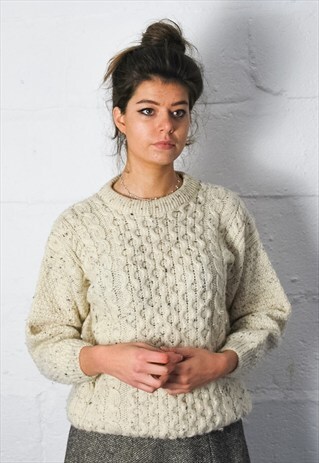 VINTAGE WOOL KNIT JUMPER