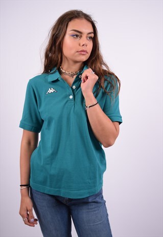 VINTAGE KAPPA POLO SHIRT GREEN