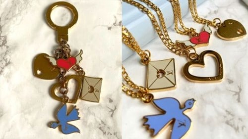 Louis Vuitton Repurposed Charm Necklace